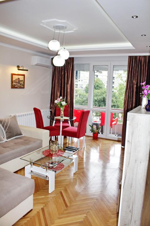 Kristi Lux Apartment Center Free Parking Fast Wifi Belgrado Exterior foto